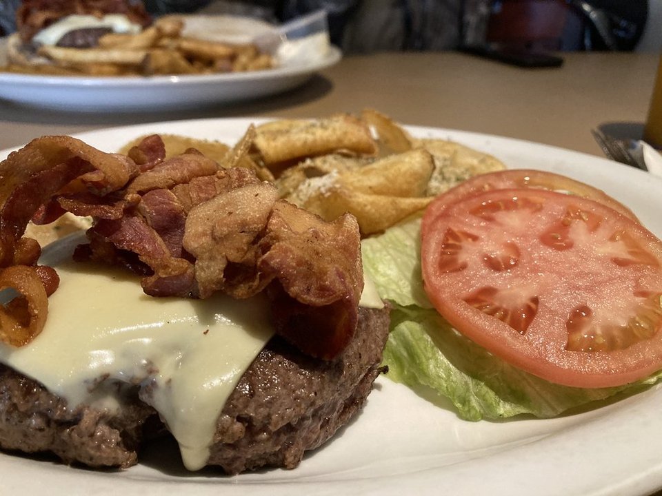 Mushroom and Swiss Burger