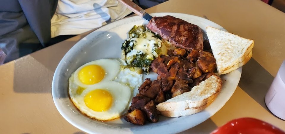 Steak Eggs & Greens